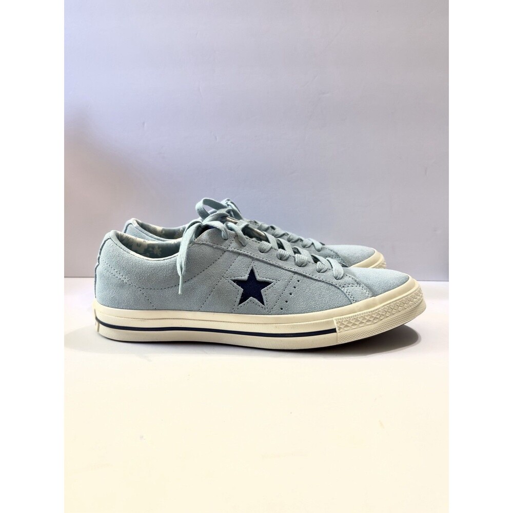 Converse Rare Blue Suede 1 Star Mens 10 / Women’s 12 Low Top Shoes NIB